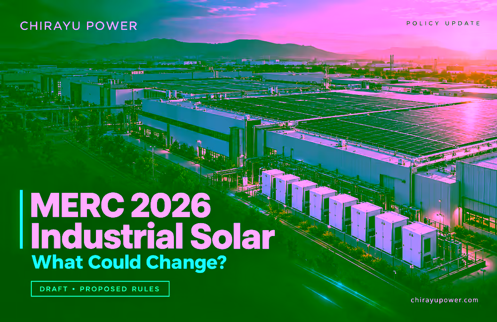 MERC 2026 Draft Solar Rules for Factories & Industries