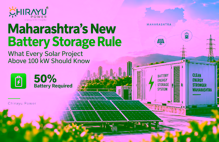 Maharashtra Solar Battery Storage Rule 2026: 50% Capacity Mandate Explained