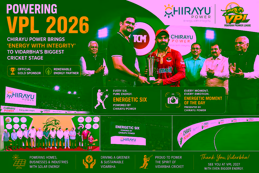 Powering VPL 2026: How Chirayu Power Energized Vidarbha’s Biggest Cricket Festival