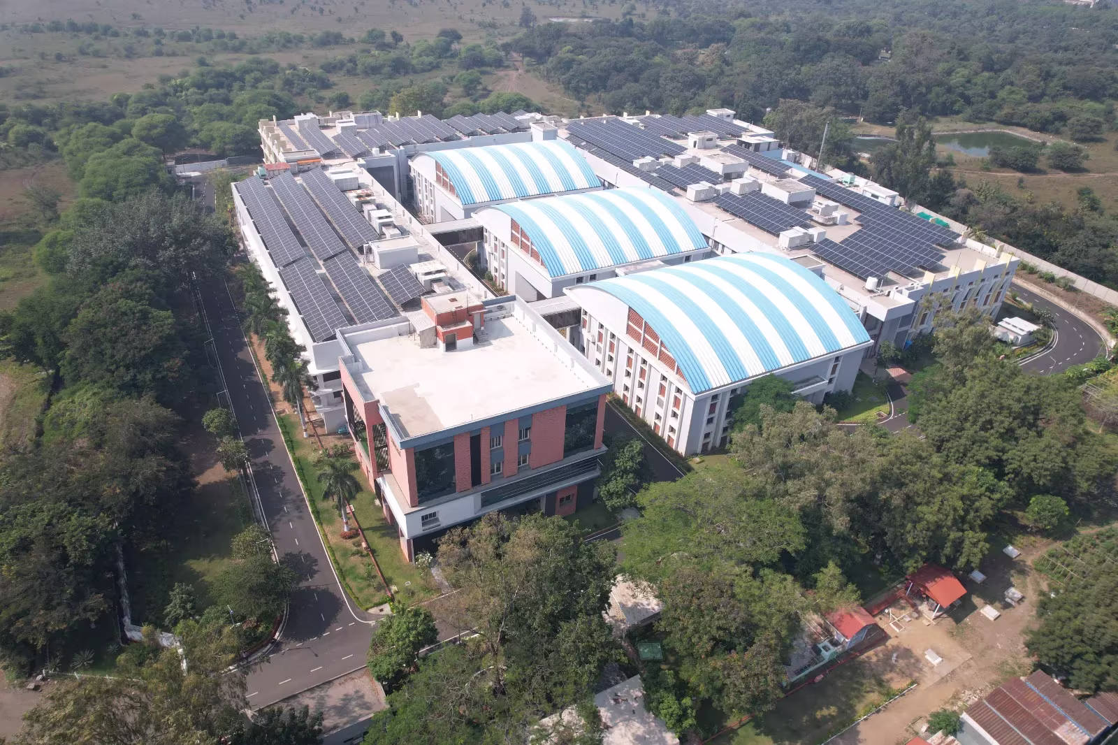 Commercial Solar installation at Vicco Laboratories