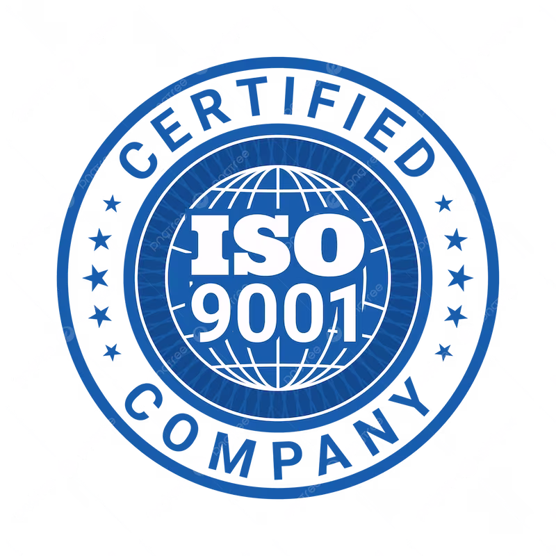 ISO 9001:2015 Certified Company badge