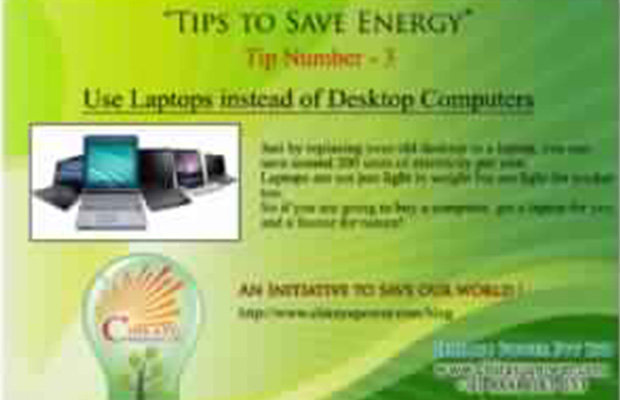Save Electricity Ditching Desktop