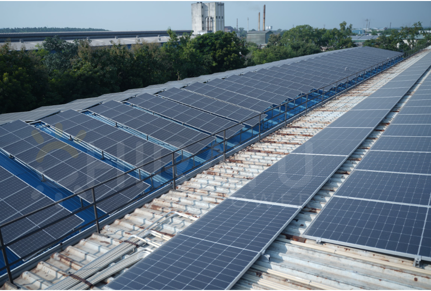 1300KW Solar Grid Tied Electricity Solution for Chanvim Plastics Nagpur