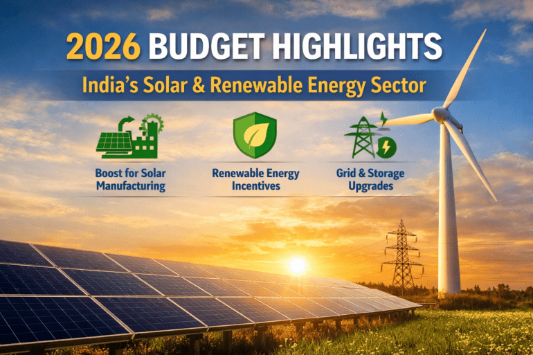 Union Budget 2026 Renewable Energy Highlights Solar, Storage & Infrastructure