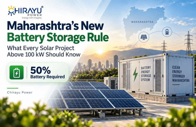 Maharashtra Solar Battery Storage Rule 2026: 50% Capacity Mandate Explained