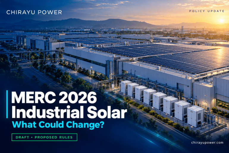 MERC 2026 Draft Solar Rules for Factories & Industries